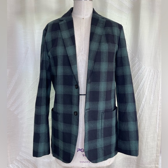 *SET*Houston White Plaid blazer and pant set - Picture 4 of 13